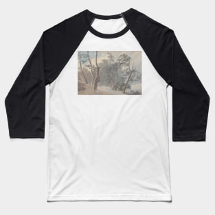 Galleria di Sopra, Albano by John Robert Cozens Baseball T-Shirt